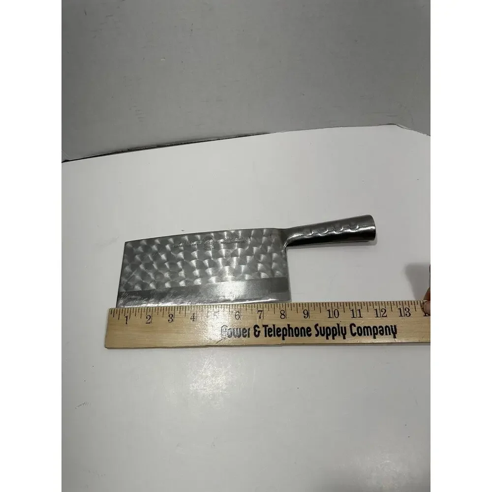 Dougles Wallowbrand Knife Meat Cleaver Stainless Steel 8” X 4”‎ Blade